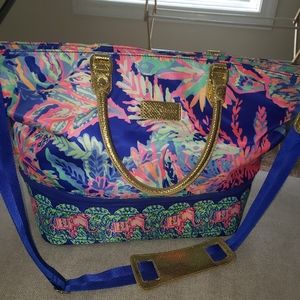 Lilly Pulitzer weekender travel tote